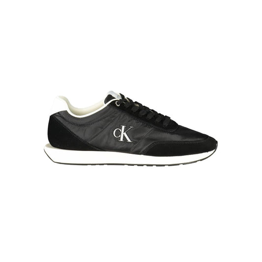Calvin Klein Black Polyester Men Sneaker 1728,67403481248,Athletic - Sneakers - Shoes,Black,Calvin Klein,EU41/US8,EU42/US9,EU43/US10,EU44/US11,EU45/US12,Men,New with tags,Shoes,Sneakers - Shoes