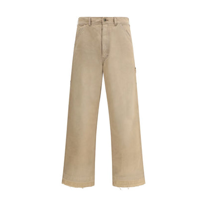 Margiela Beige Cotton Casual Pants