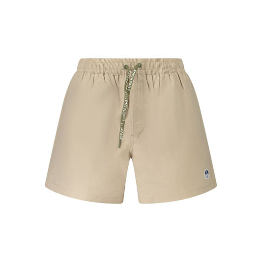 North Sails Beige Nylon Men's Swim Trunk