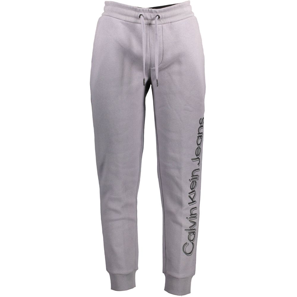 Calvin Klein Gray Cotton Men's Sweatpants
