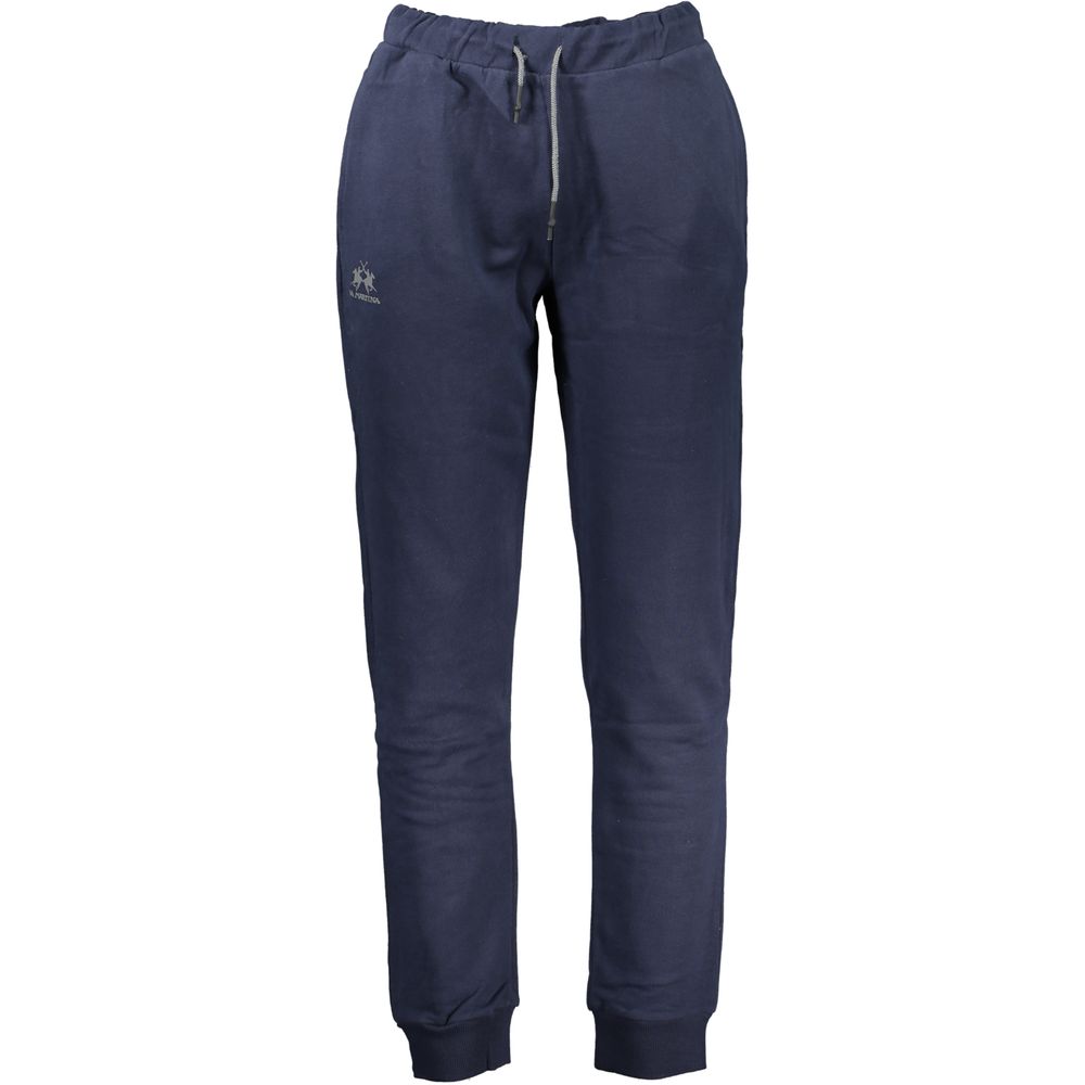 La Martina Blu Cotton Men Sweatpant