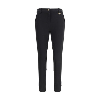 Burberry Black Cotton Casual Pants