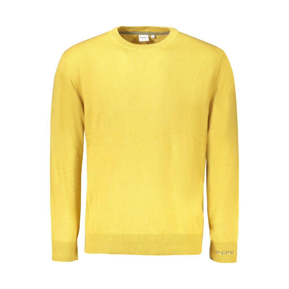 Pepe Jeans Yellow Cotton Men Sweater