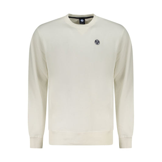 North Sails Bianco Cotton Men Sweatshirt