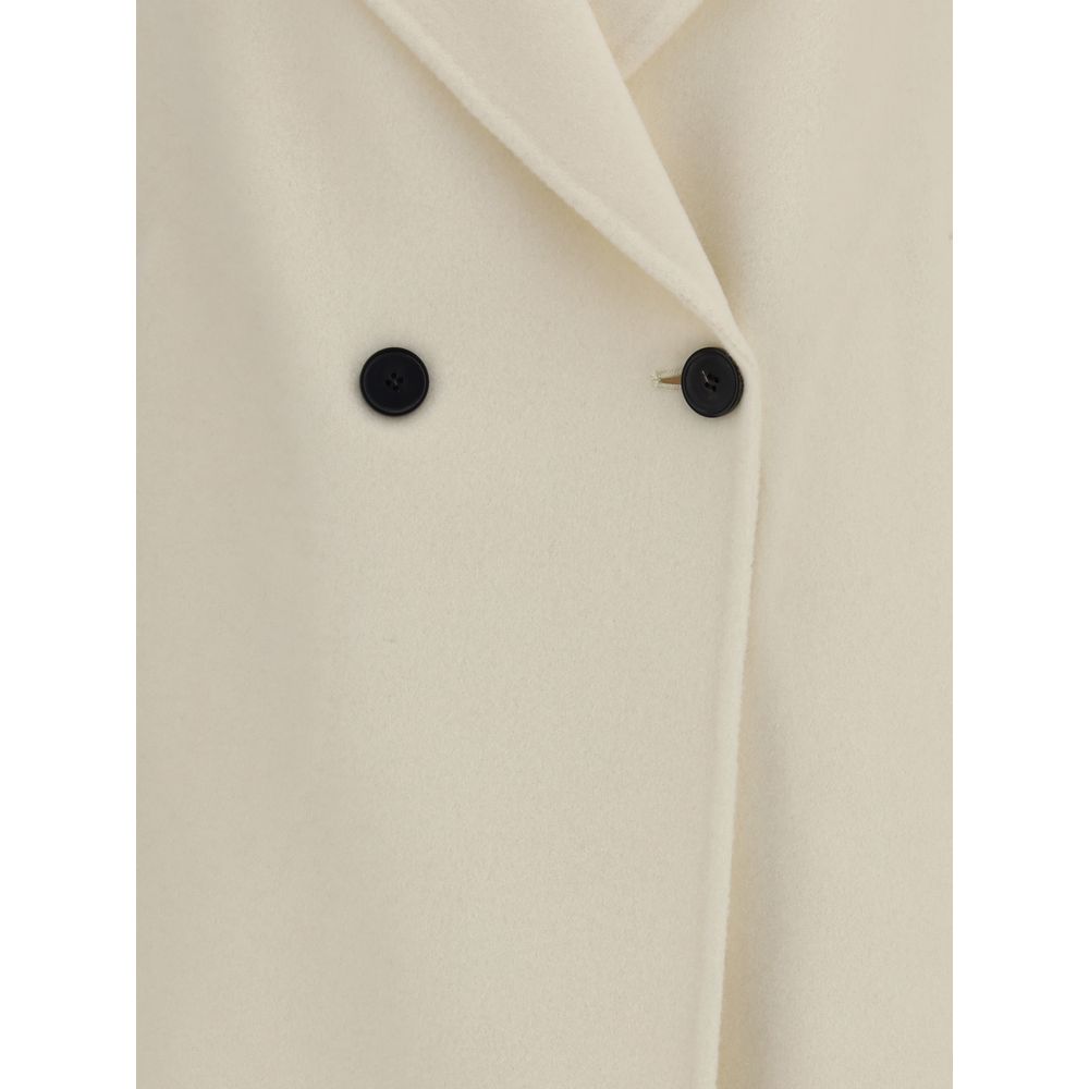 Aftercoat Cream Fleece Wool Coat Aftercoat