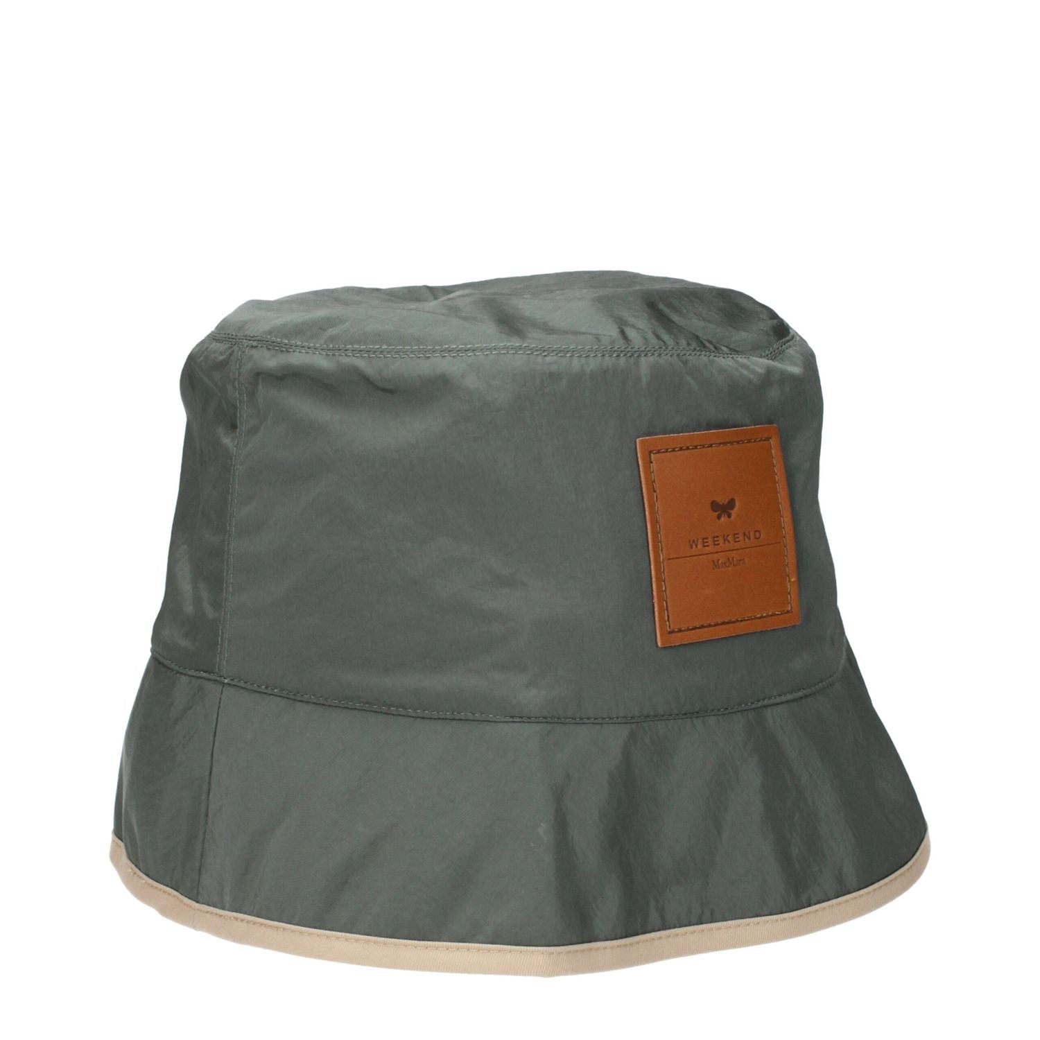 Max Mara Green Polyamide Bucket Hat