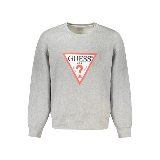 Guess Jeans Gray Cotton Men's Sweatshirt