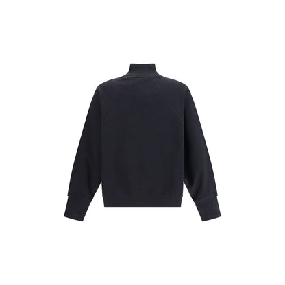 Balmain Black Cotton Sweatshirt