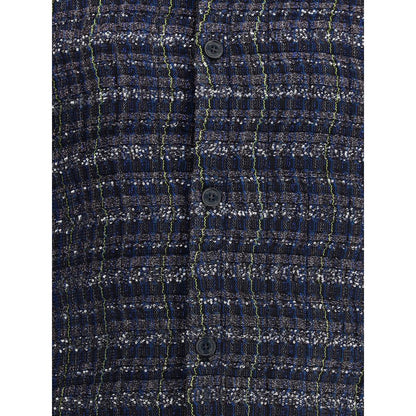 Missoni Blue Viscose Coat