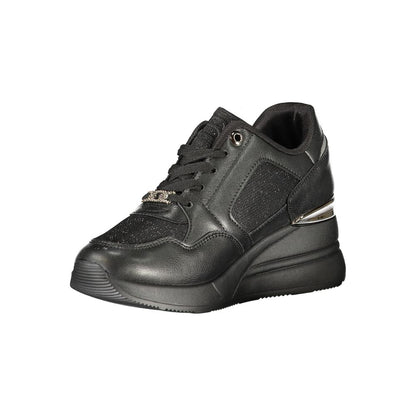 Laura Biagiotti Black Polyester Women Sneaker Laura Biagiotti