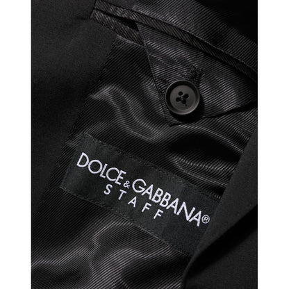 Dolce & Gabbana Black STAFF 2 Buttons Suit Jacket Blazer