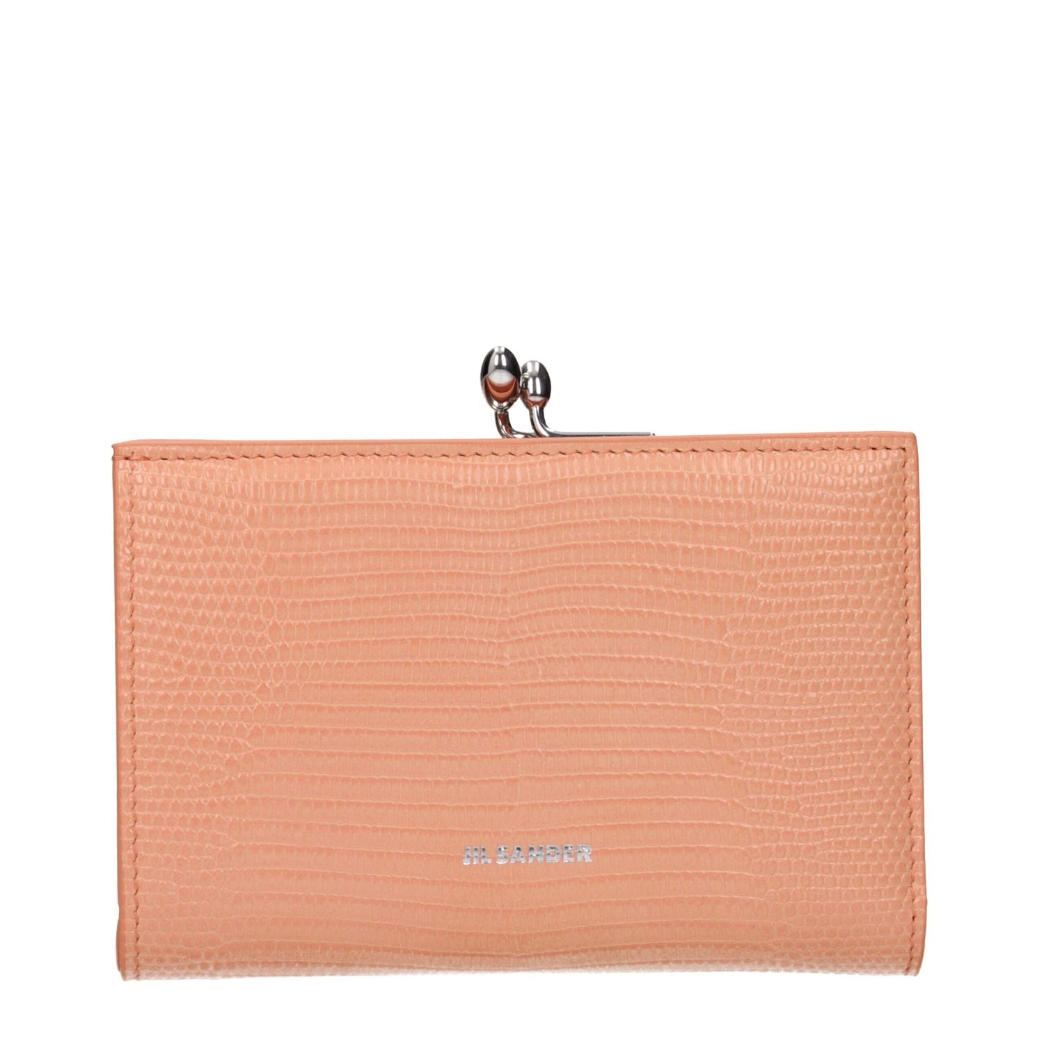 Jil Sander Pink Leather Wallet