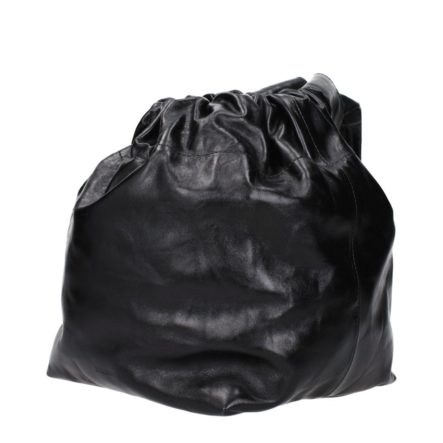 Jil Sander Black Leather Handbag