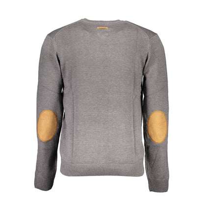 Gianmarco Venturi Grigio Cotton Mens Sweater