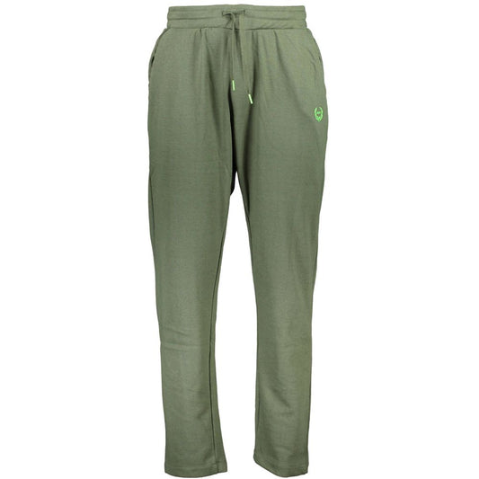 Gianmarco Venturi Verde Cotton Men Sport Pant