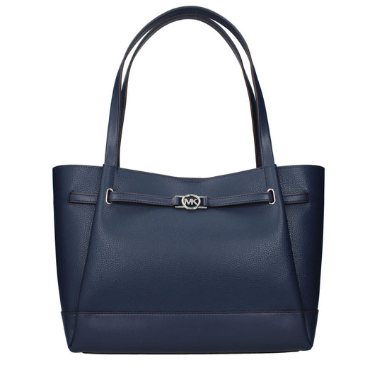 Michael Kors Blue Leather Shoulder Bag