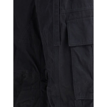 Dolce & Gabbana Black Cotton Cargo Pants