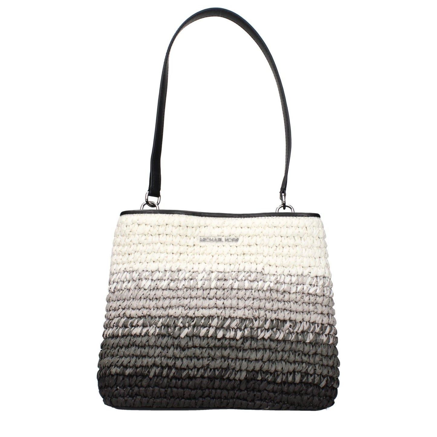Michael Kors Black Raffia Shoulder Bag