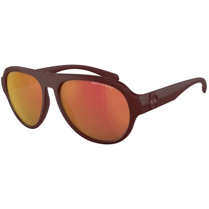 Armani Exchange Brown Acetate Sunglasses