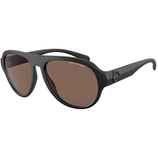 Armani Exchange Brown Acetate Sunglasses