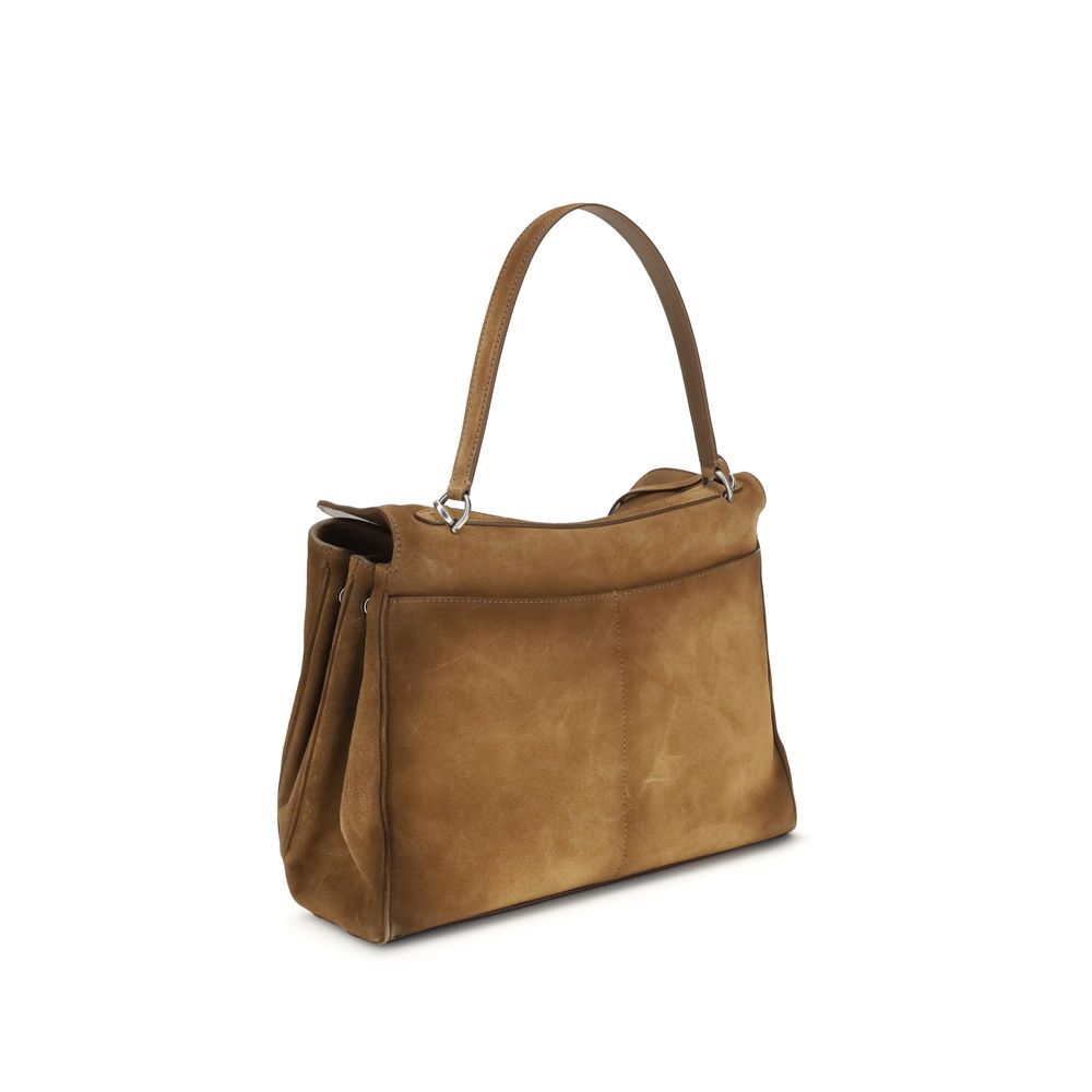 Balenciaga Brown Calf Leather Bos Taurus Shoulder Bag