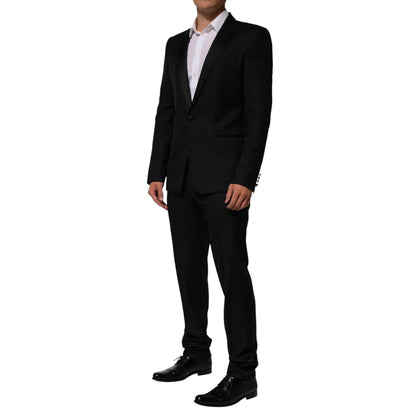 Dolce & Gabbana Black 2 Buttons Jacket Formal 2 Piece Suit