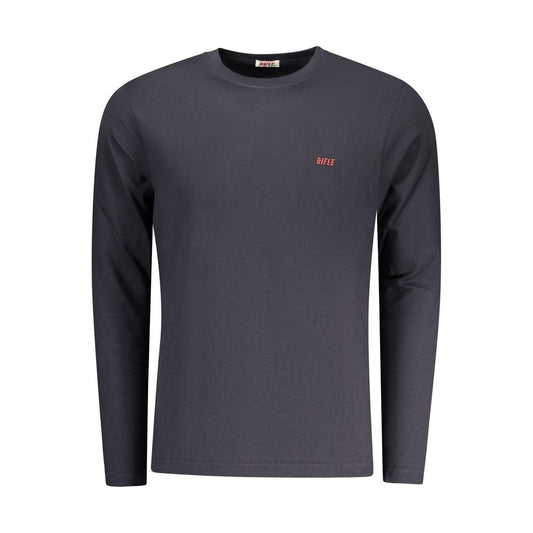 Rifle Blue Cotton Men T-Shirt