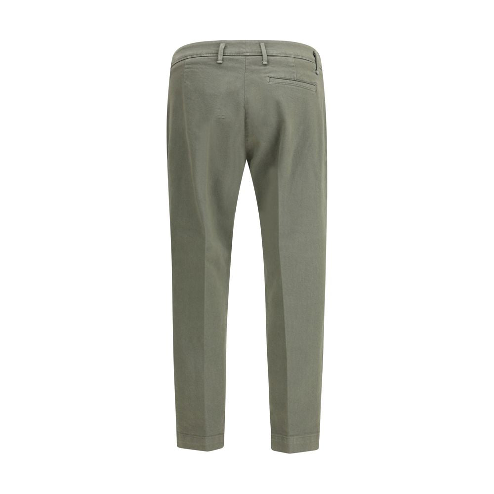 Cruna Bicolor Cotton Casual Pants