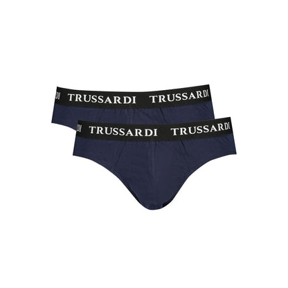 Trussardi Blue Cotton Men Underwear
