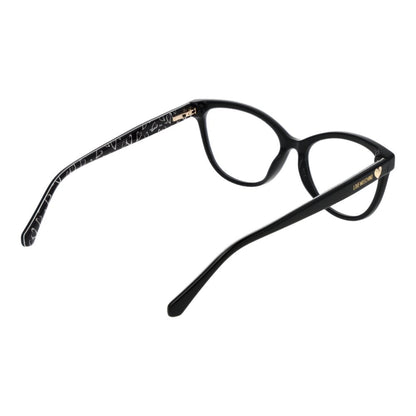 Love Moschino Black Acetate Glasses (Frames) Love Moschino