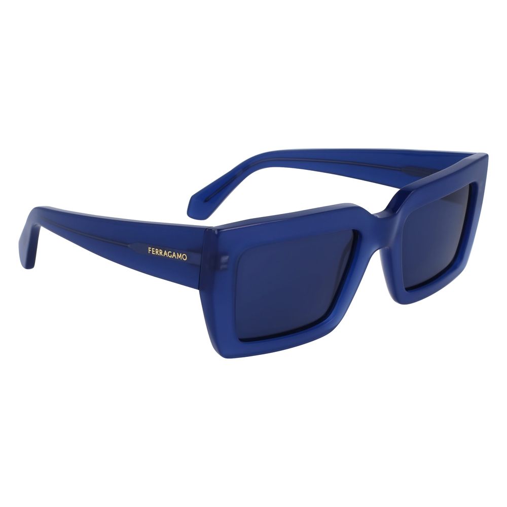 Ferragamo Blue Acetate Sunglasses