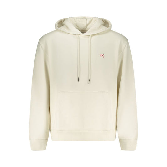Calvin Klein White Cotton Men's Hoodie