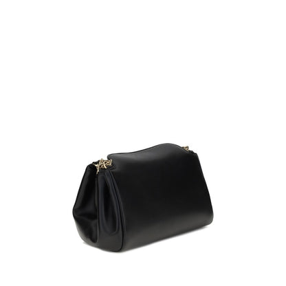 Prada Black Calf Leather Bos Taurus Shoulder Bag 1728,72470364320,Bags,Black,New with tags,Prada,Shoulder Bags - Bags,Women