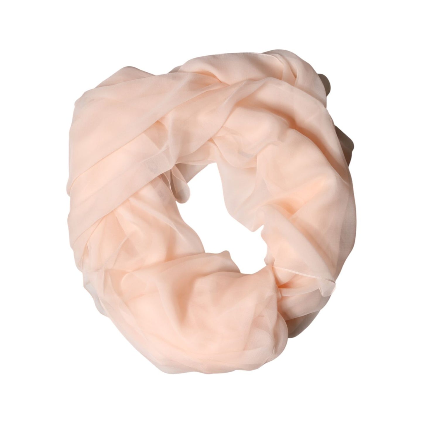 Dolce & Gabbana Light Pink Stole Silk Neck Wrap Shawl Scarf