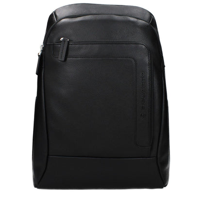 Piquadro Black Leather Backpack 1728,75667636384,Backpacks - Bags,Bags,Black,Men,New with tags,Piquadro