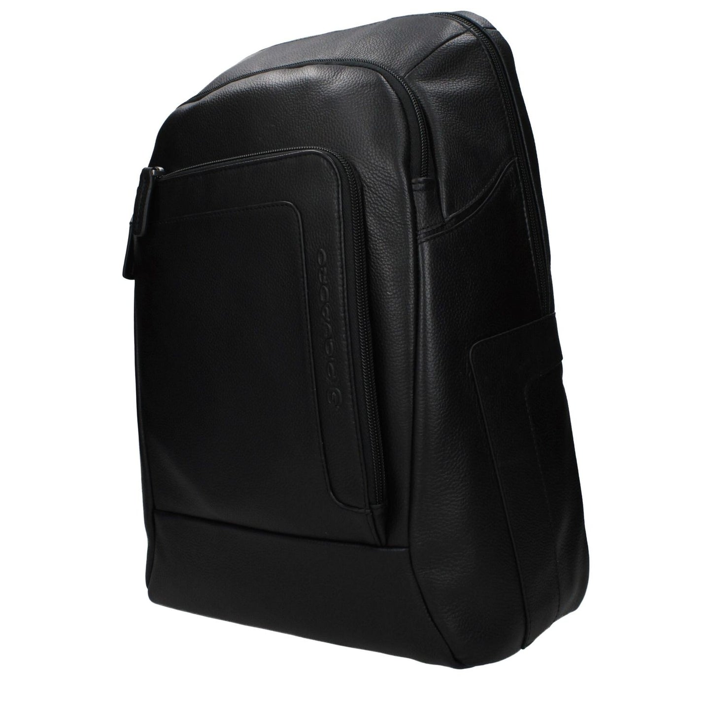 Piquadro Black Leather Backpack 1728,75667636384,Backpacks - Bags,Bags,Black,Men,New with tags,Piquadro