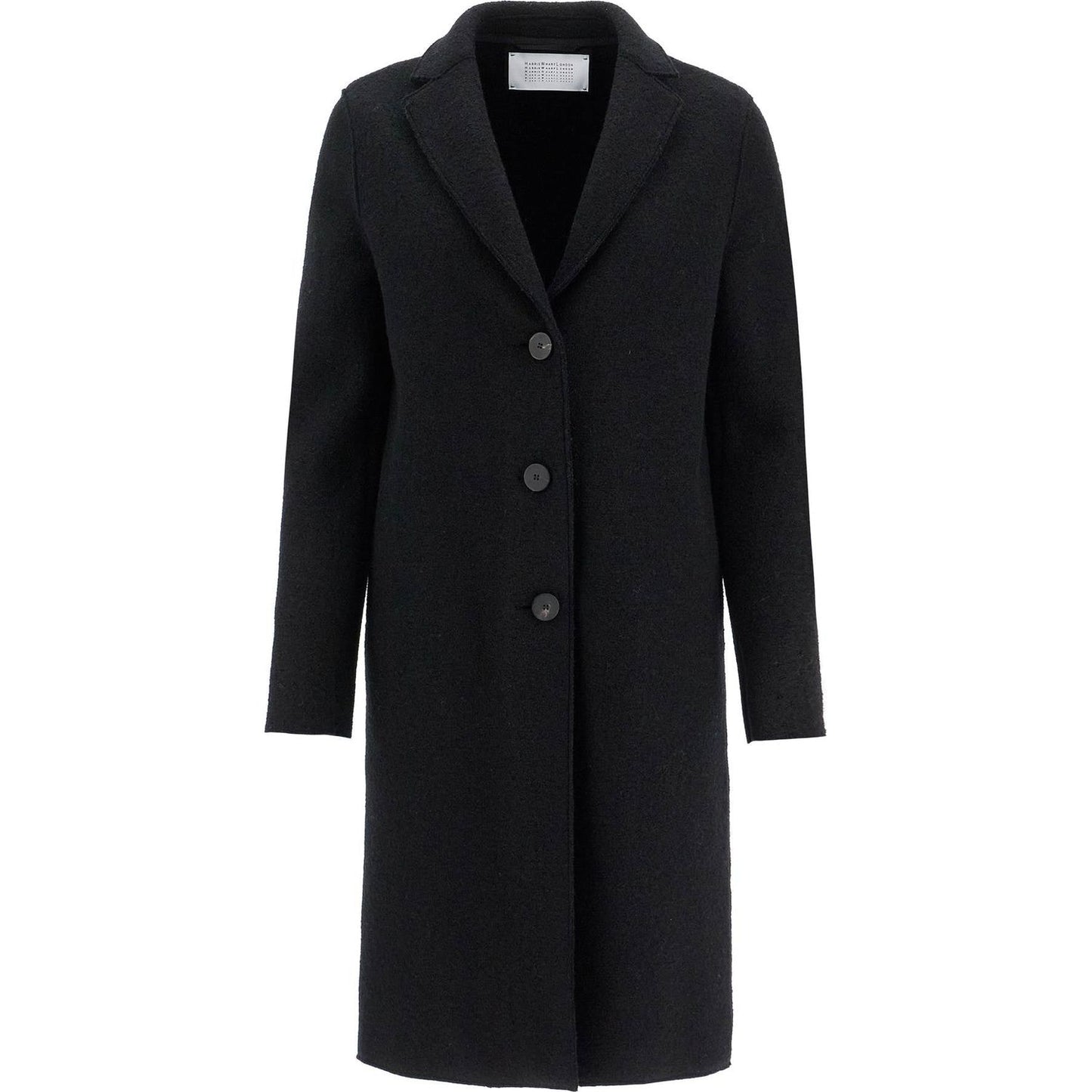 Harris Wharf London single-breasted wool coat in boiled Jackets Harris Wharf London