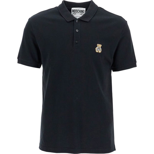 Moschino polo shirt with teddy bear application Topwear Moschino