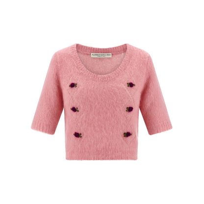 Alessandra Rich Multicolor Wool Cardigan