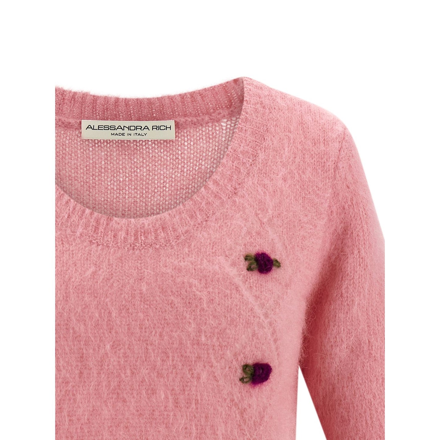 Alessandra Rich Multicolor Wool Cardigan