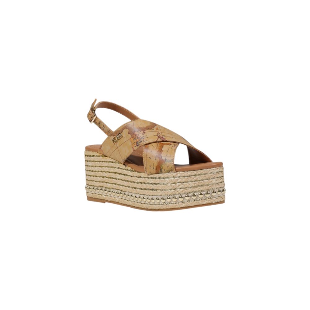 Alviero Martini Prima Classe Beige Polyethylene Platform Sandals Alviero Martini Prima Classe