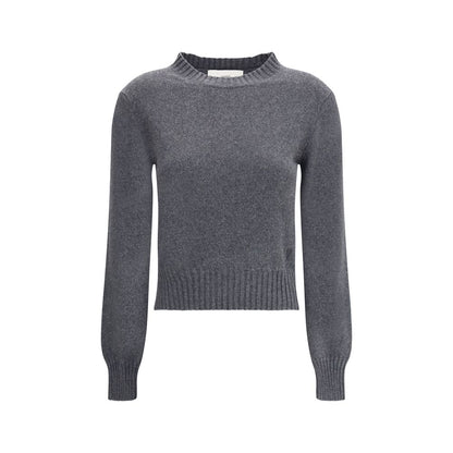 Ami Paris Gray Cashmere Cashmere Sweater