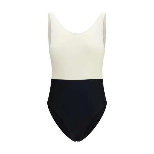 Ami Paris Multicolor Polyamide One-Piece Swimsuit