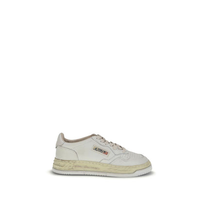 Autry White Leather Athletic Sneakers Autry