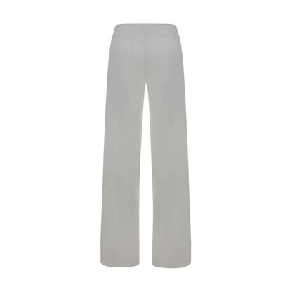 Avenue Montaigne White Rayon Casual Pants Avenue Montaigne