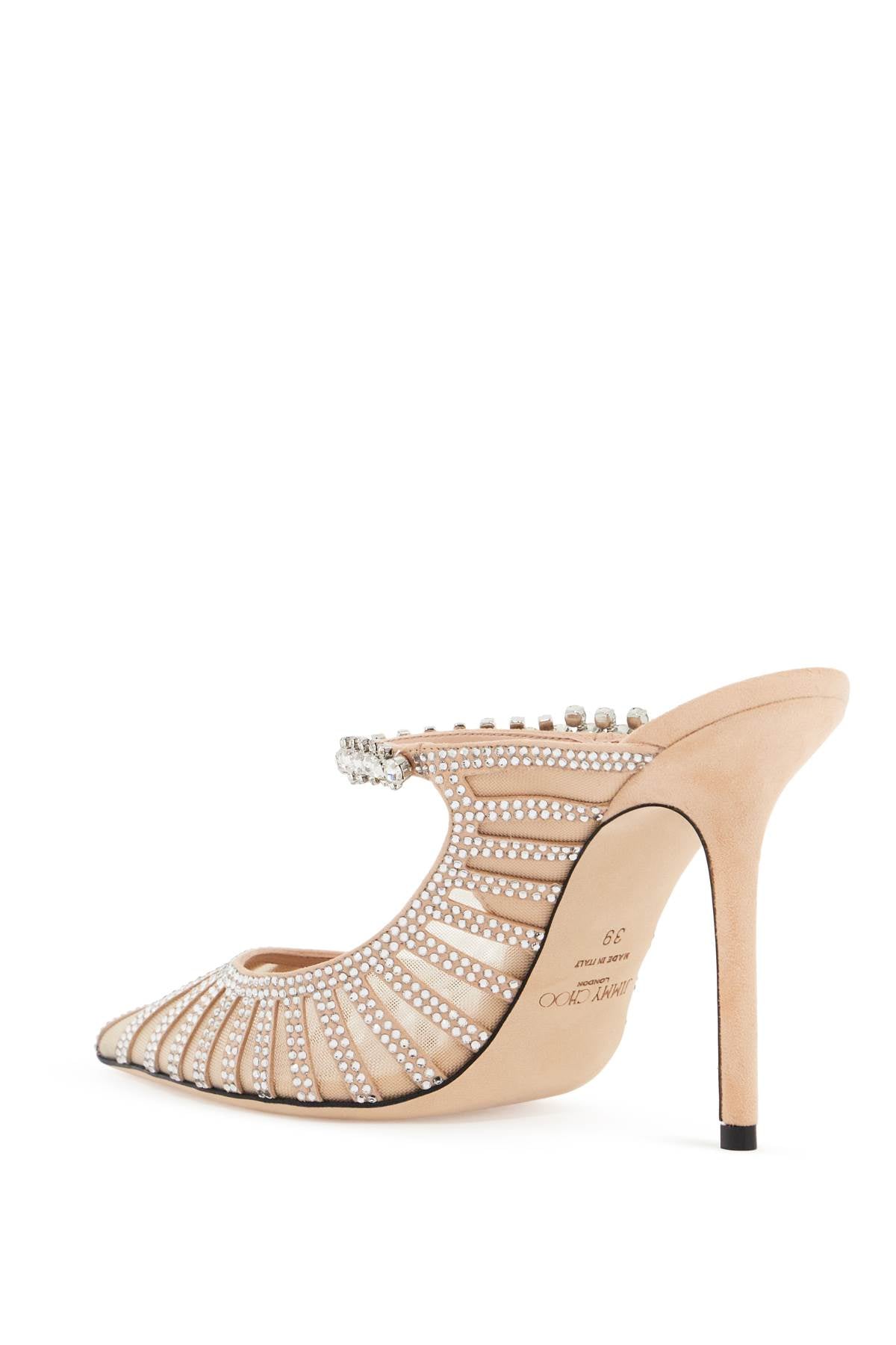 Jimmy Choo crystal embellished bing 100 mules