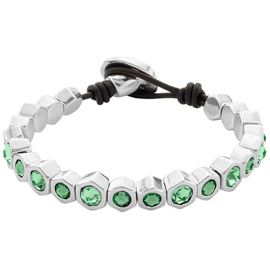 BRACCIALI UNO DE 50 MOD. UD_PUL1869VRDMTL0M DESIGNER FASHION JEWELLERY