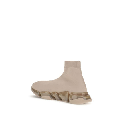Balenciaga Beige Polyester Athletic Sneakers Balenciaga