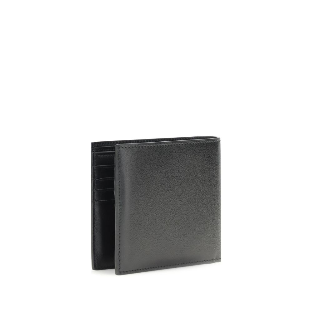 Balenciaga Black Calf Leather Bos Taurus Wallet Balenciaga
