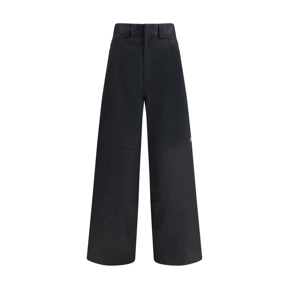 Balenciaga Black Cotton Casual Pants Balenciaga